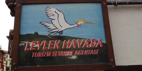 Eskişehir’de Bir Leylek… Hem De Havada!