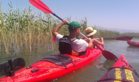 Dalyan Gölünde Deniz Kanosu ve Ben